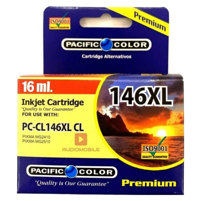 TINTA PACIFIC COLOR PC-CL146XL CL CANON PXMA MG2410/MG2510