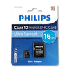 TARJETA MICRO SD PHILIPS 16 GB CLASS 10