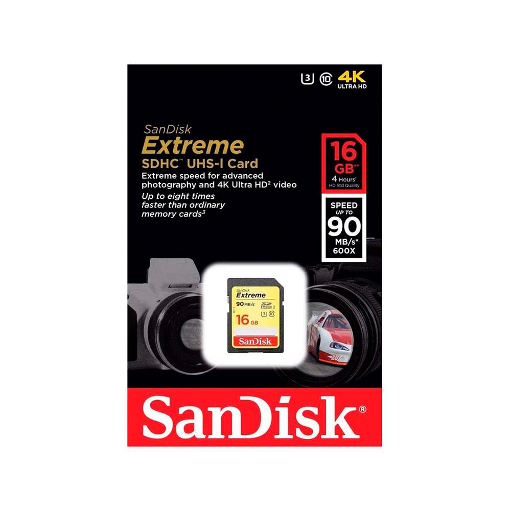 TARJETA SANDISK SD XC EXTREME 4K 128 GB U3 V30 GNCIN