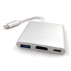 HUB TIPO C A HDMI 4K USB 3.0 - CARGADOR PD TECNOLAB TL065