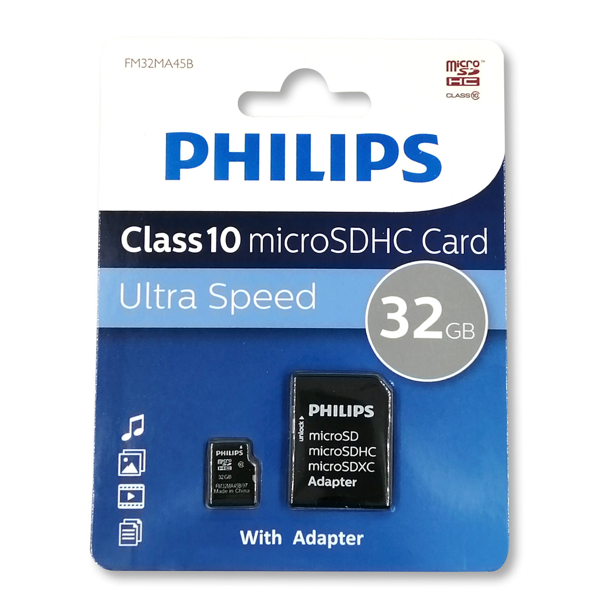 TARJETA MICRO SD PHILIPS 32 GB CLASS 10