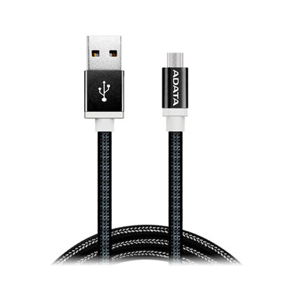 CABLE MICRO USB ADATA SYNC ALUMINUM 100CMK-CBK