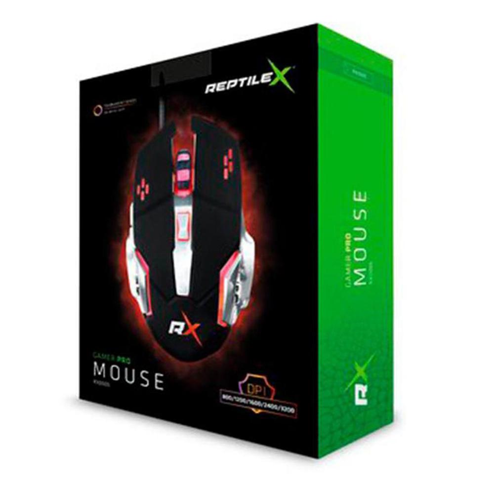 MOUSE GAMER PRO REPTILE COLOR FULL LIGHTS RX0005
