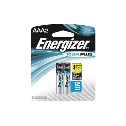 PILAS ENERGIZER AAA MAX PLUS BLISTER 02 UNIDADES