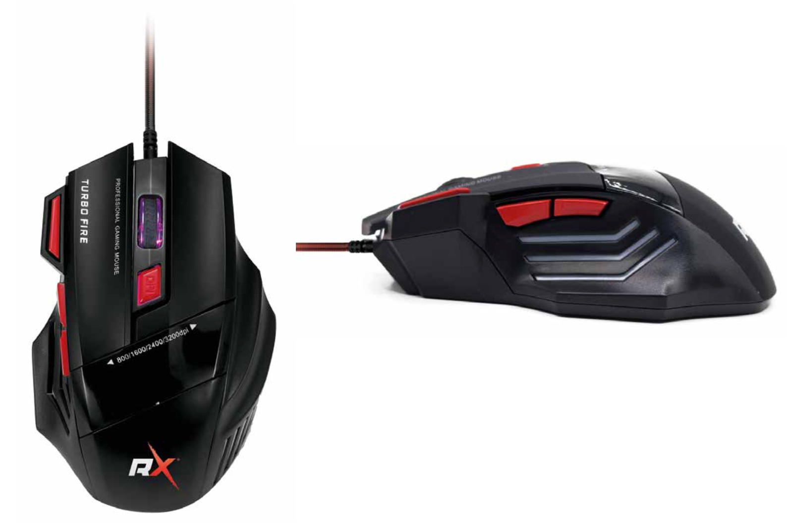 MOUSE GAMER REPTILEX COLOR FULL LIGHTS RX0006