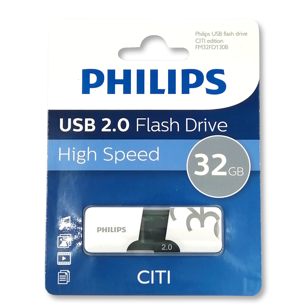 PENDRIVE PHILIPS 2.0 CITI 32 GB