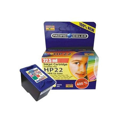 TINTA PACIFIC COLOR HP22 PCHPN22 22.5 ML