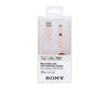 CABLE SONY MICRO USB LIGHTNING 2.4A 1.5M ROSADO