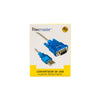 CONVERTIDOR DE USB A PUERTO SERIAL MACHO TECMASTER TM-100518