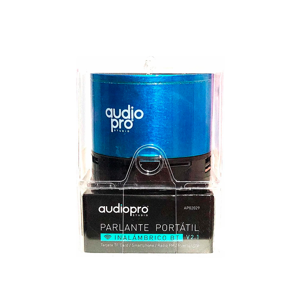 MINI PARLANTE BLUETOOTH AUDIOPRO ENTRADA SD/USB/ FM AP02029A