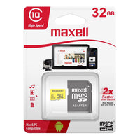 TARJETA MICRO SD XC MAXELL 32 GB CLASE 10 UHS-3 MOD.346306