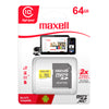 TARJETA MICRO SD XC MAXELL 64 GB CLASE 10 UHS-3 MOD.346307