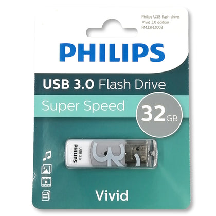 PENDRIVE PHILIPS 3.0 VIVID 32 GB